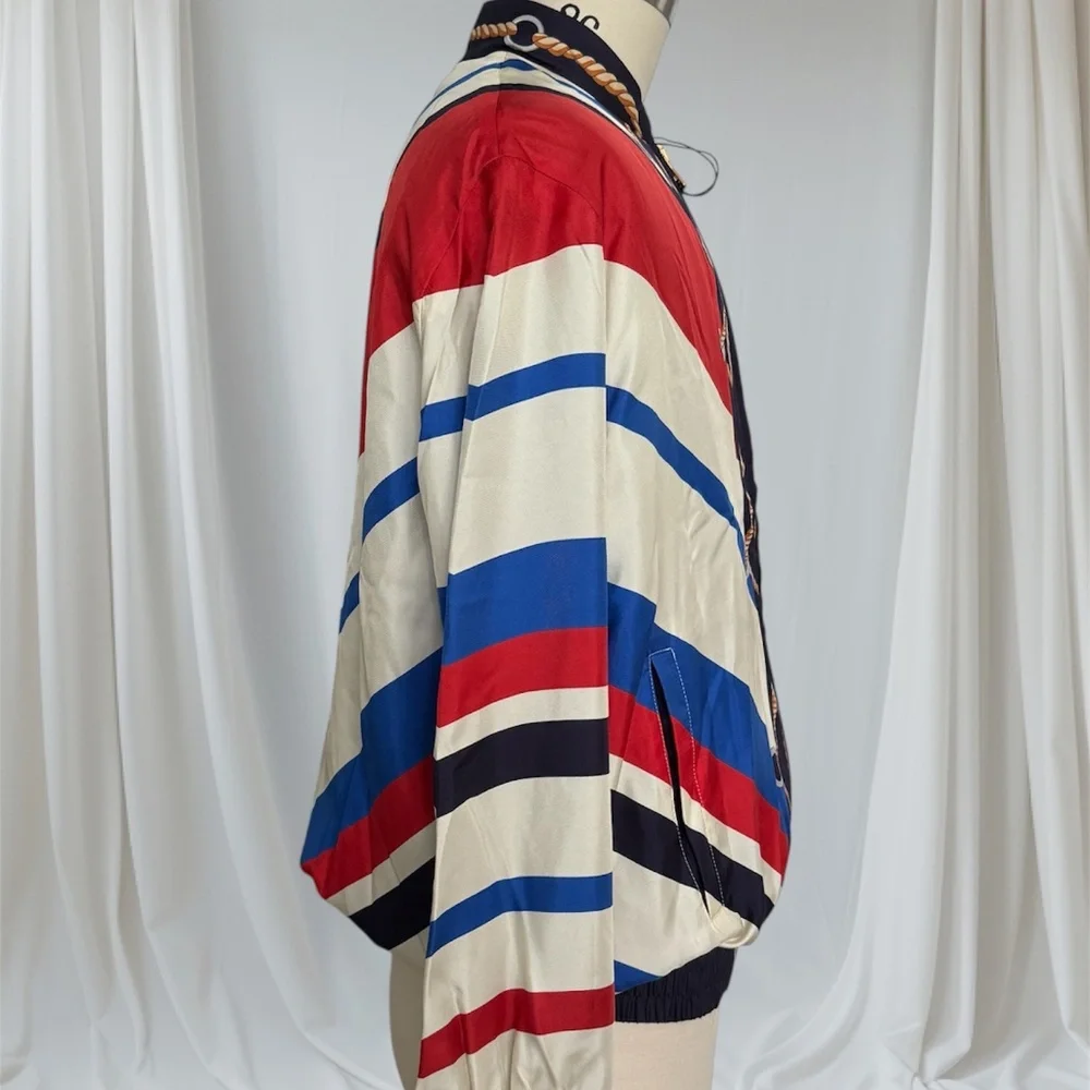 GUCCI‎ Men's Resort Exclusive Silk JACKET MONOGRAM SUPREME, Item 739750